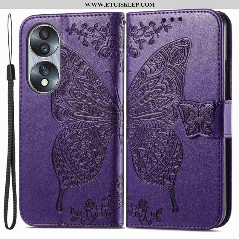 Etui Folio do Honor 70 Barokowy Motyl